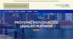 Desktop Screenshot of legalstaffsol.com