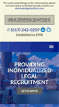 Mobile Screenshot of legalstaffsol.com